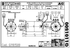 Motor de Tracción Best Motor G1207338